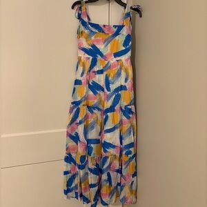 Blu Pepper Multicolor Abstract Dress